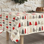 Mantel antimanchas Christmas Laponia 52-100