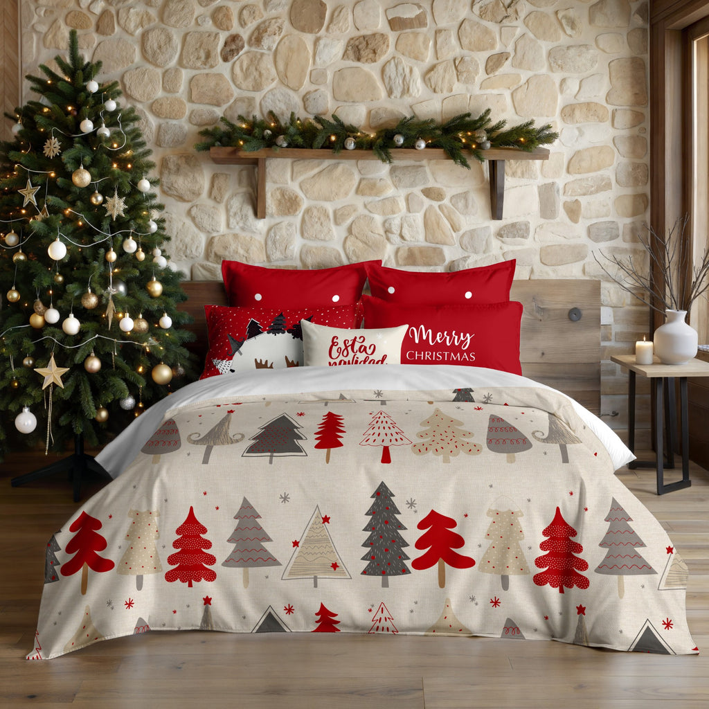 Housse de couette à clics 100% coton Laponia 52