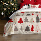 Housse de couette à clics 100% coton Laponia 52