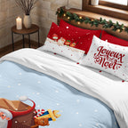 Housse de couette à clics 100% coton Laponia 53