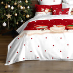 Housse de couette à clics 100% coton Laponia 54