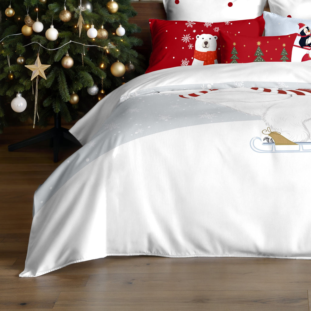 Housse de couette à clics 100% coton Laponia 55