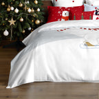 Housse de couette à clics 100% coton Laponia 55