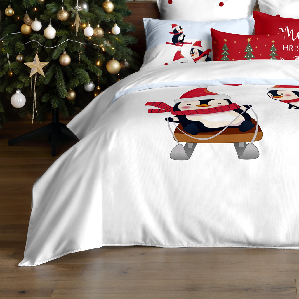 Housse de couette à clics 100% coton Laponia 56