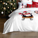 Housse de couette à clics 100% coton Laponia 56