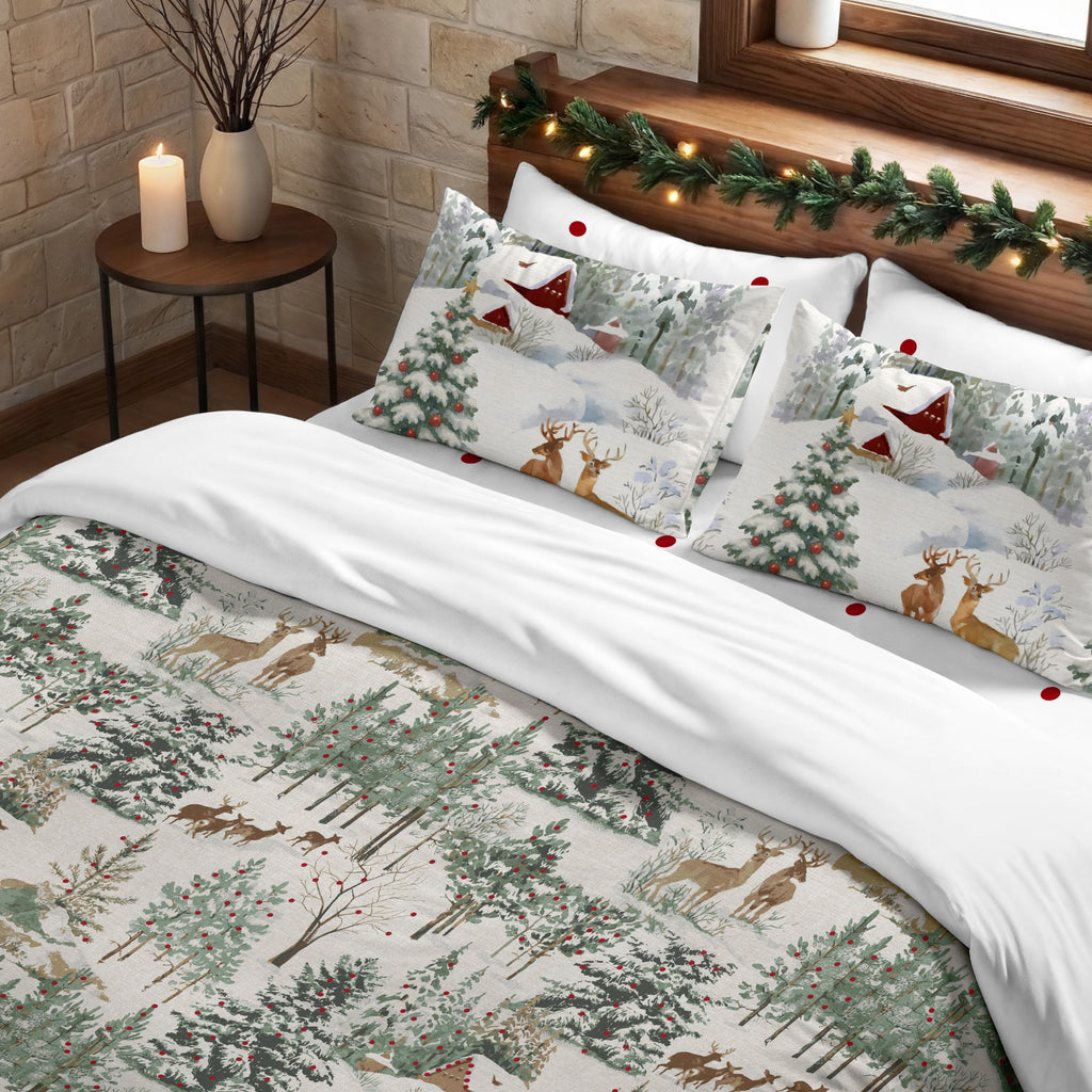 Housse de couette à clics 100% coton Laponia 57