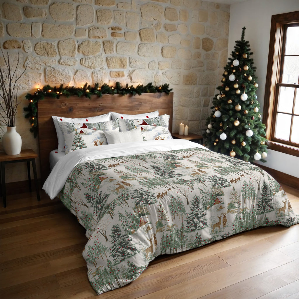 Housse de couette à clics 100% coton Laponia 57