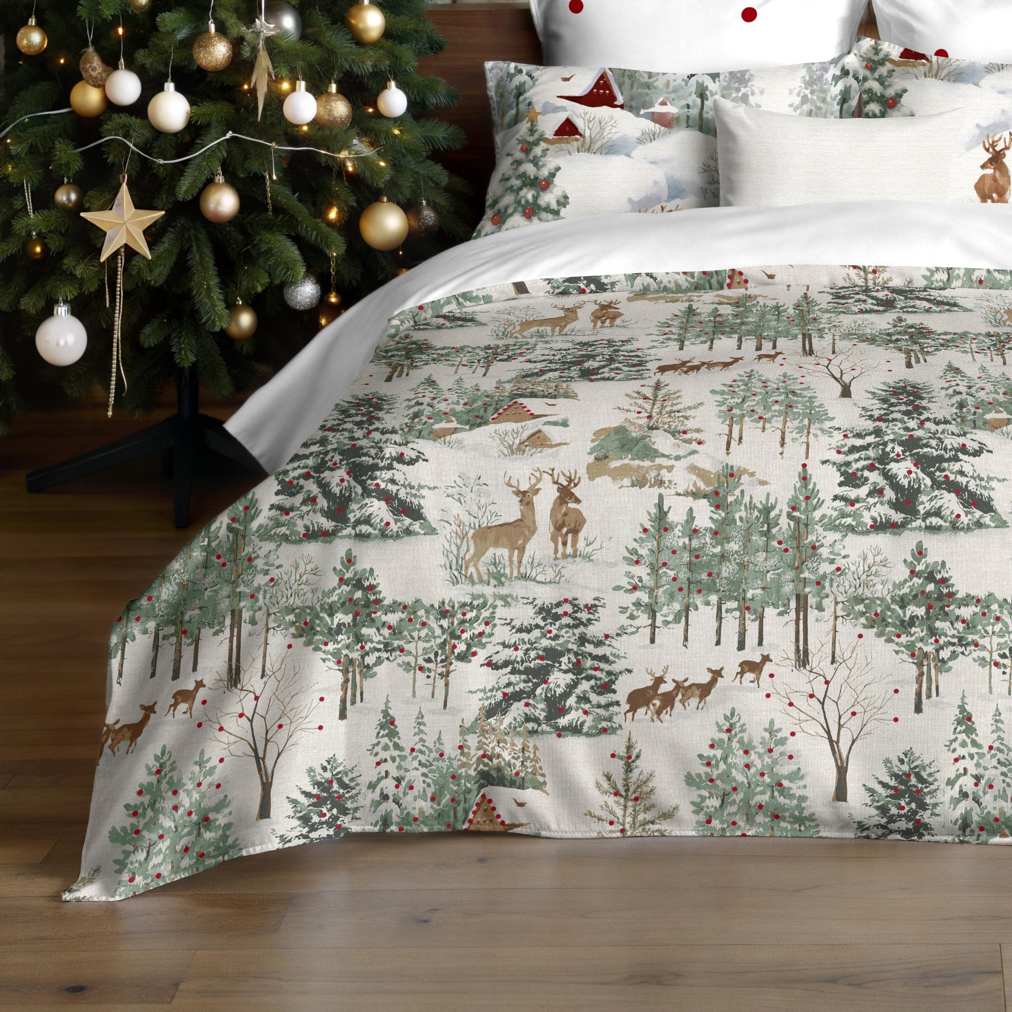 Housse de couette à clics 100% coton Laponia 57