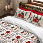 Housse de couette à clics 100% coton Laponia 59