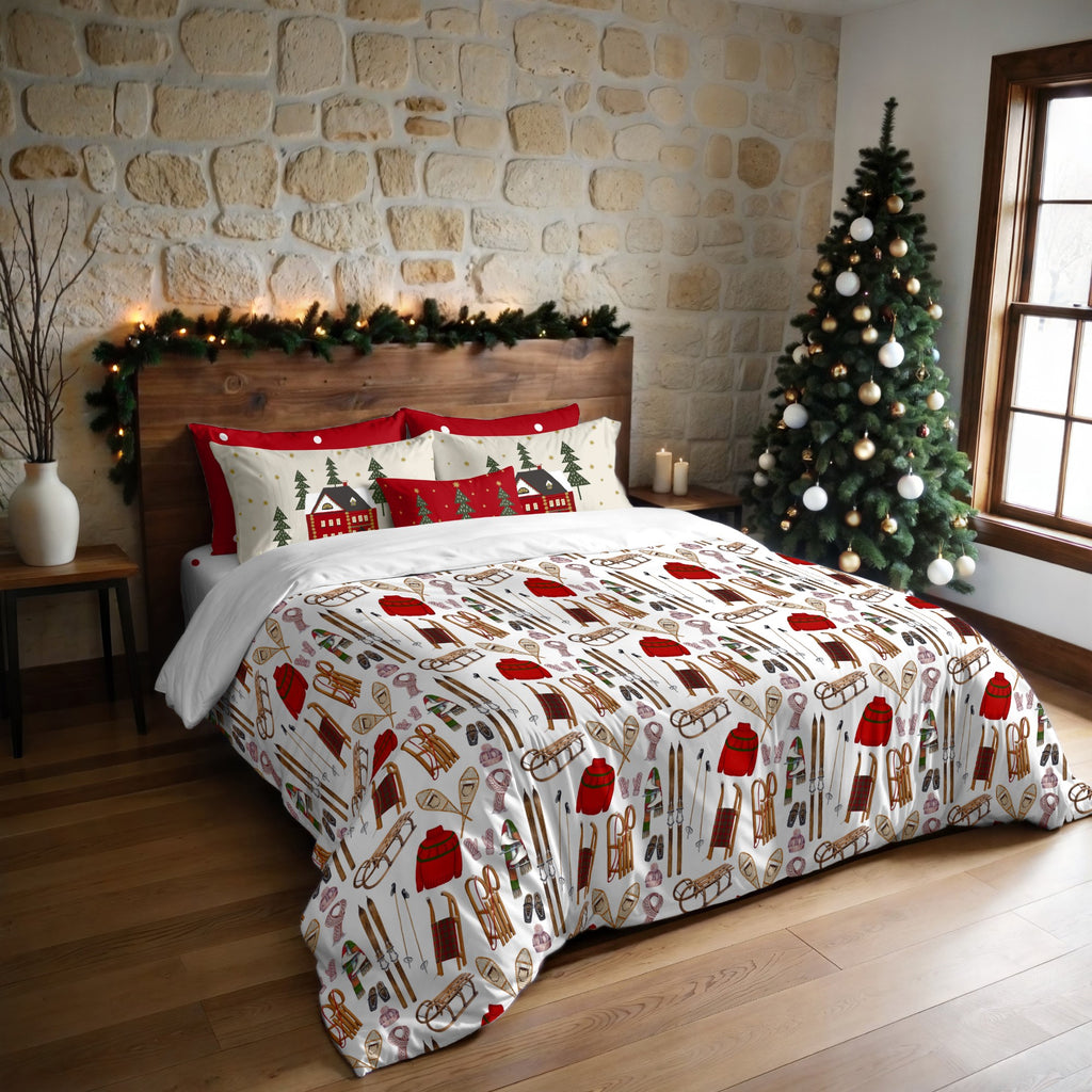 Housse de couette à clics 100% coton Laponia 59