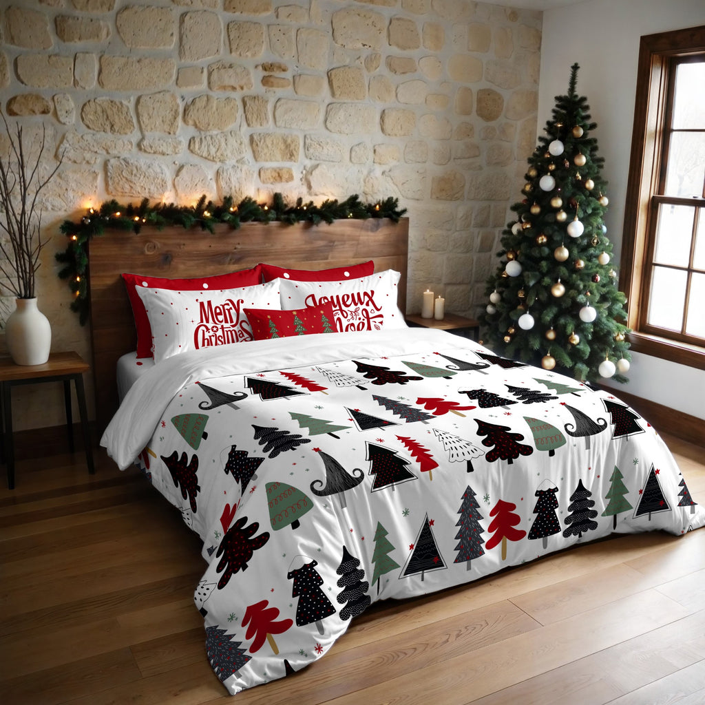 Housse de couette à clics 100% coton Laponia 5