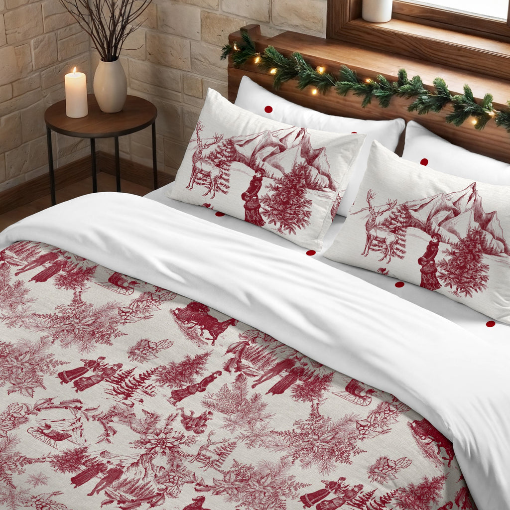 Housse de couette à clics 100% coton Laponia 60