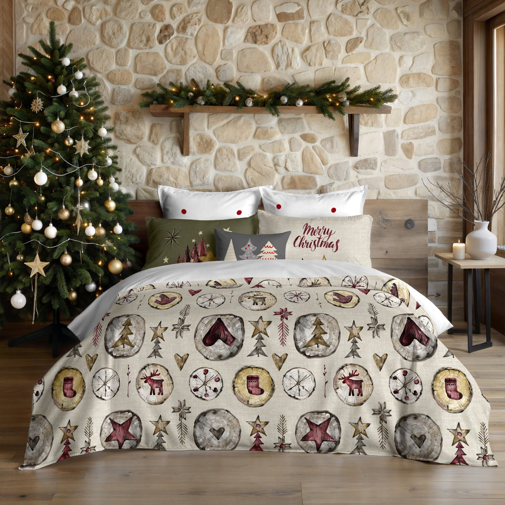 Housse de couette à clics 100% coton Laponia 61