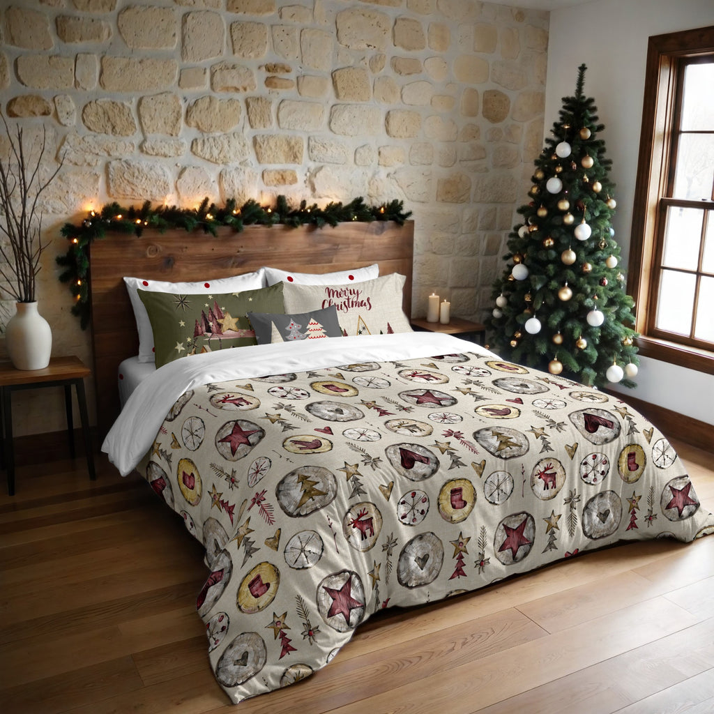 Housse de couette à clics 100% coton Laponia 61