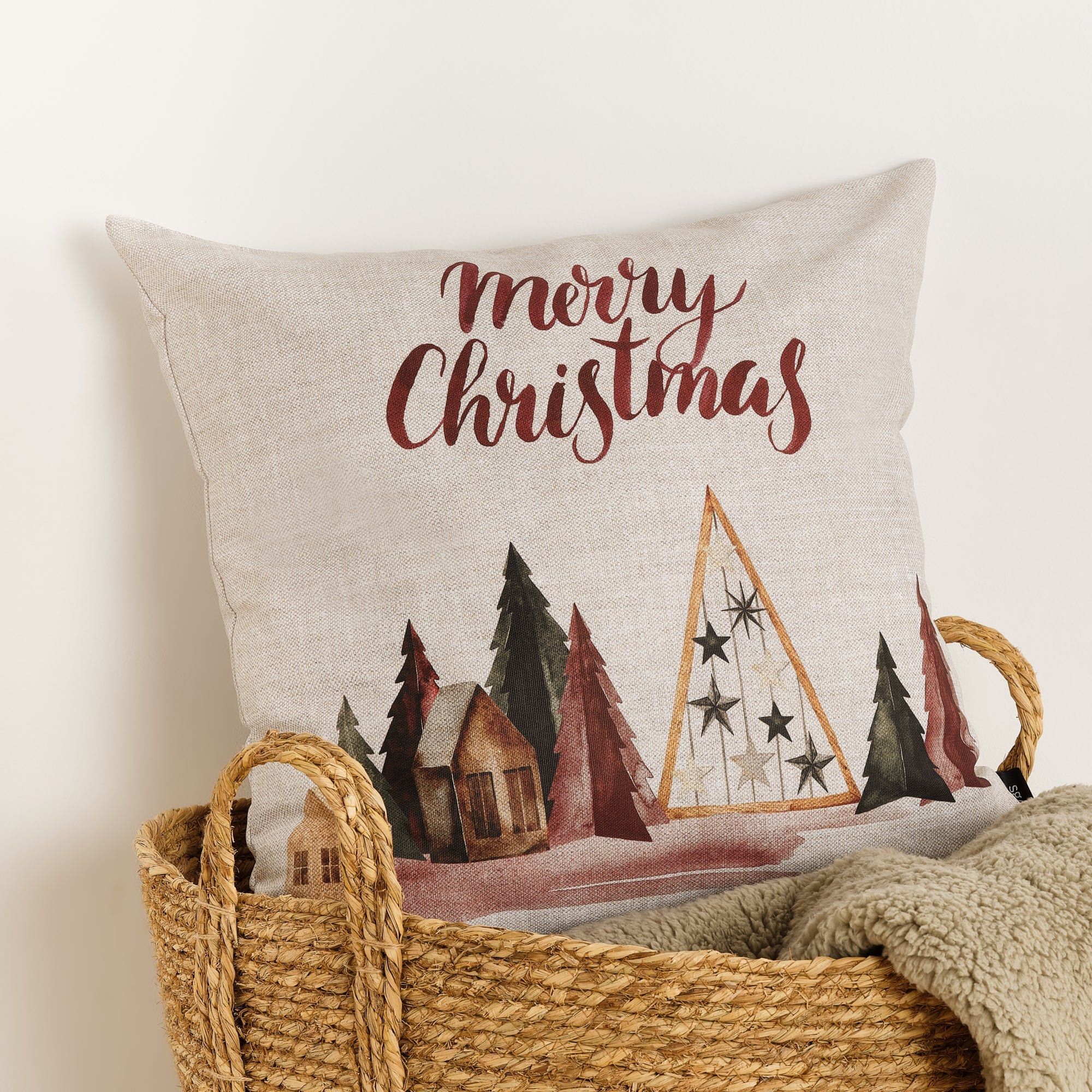 100% cotton cushion cover Lapland 70 50x50 cm