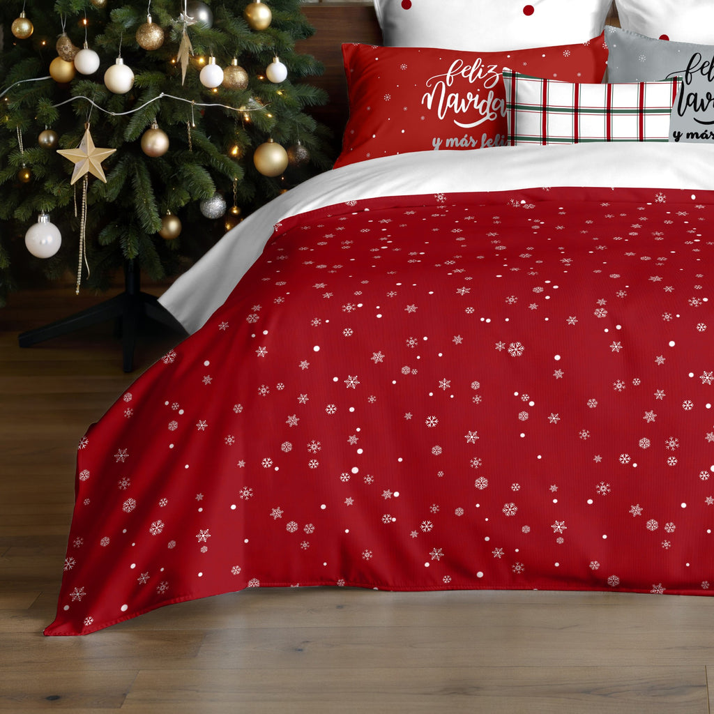 Housse de couette à clics 100% coton Laponia 9