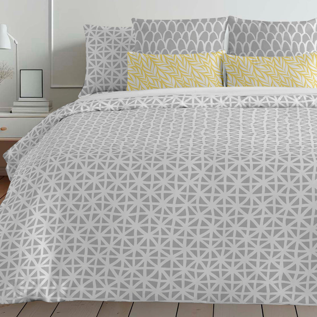 Funda nórdica con cuello de botella 100% algodón Latur