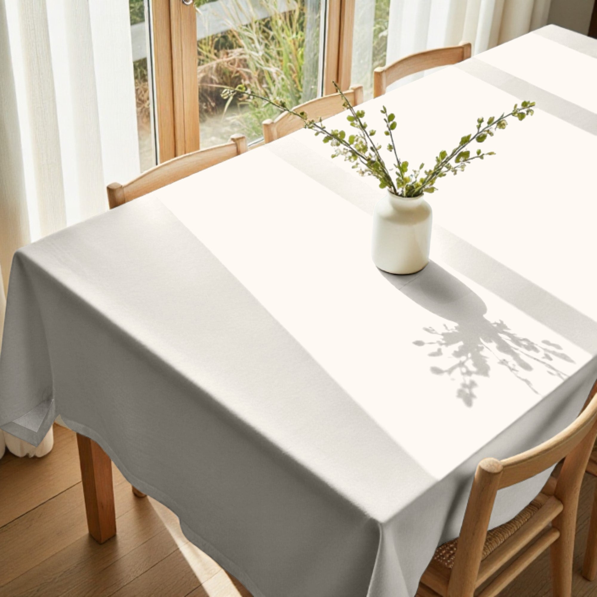 Nappe antitache unie écru 102