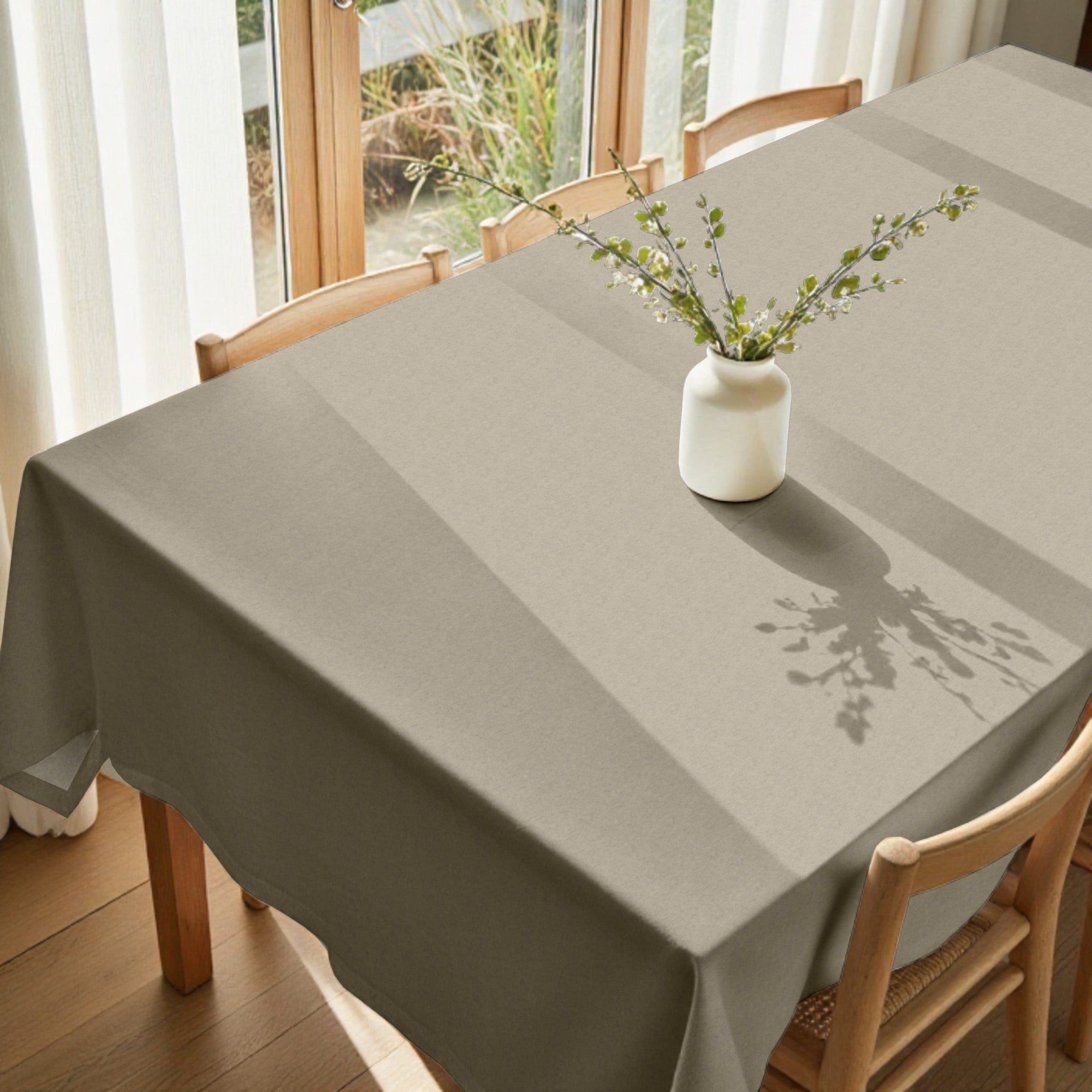 Nappe antitache unie naturelle 157