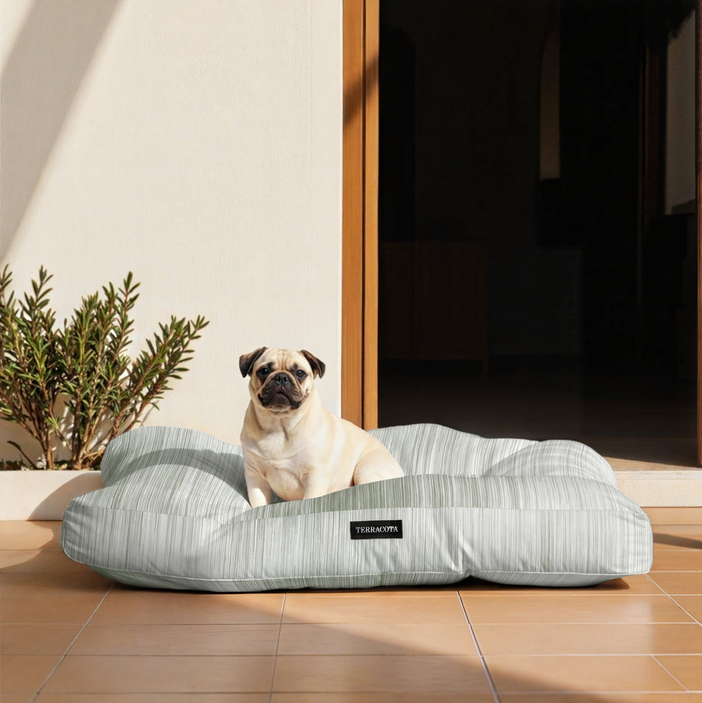 Cama para mascotas gruesa y acolchada antimanchas Lluc Verde