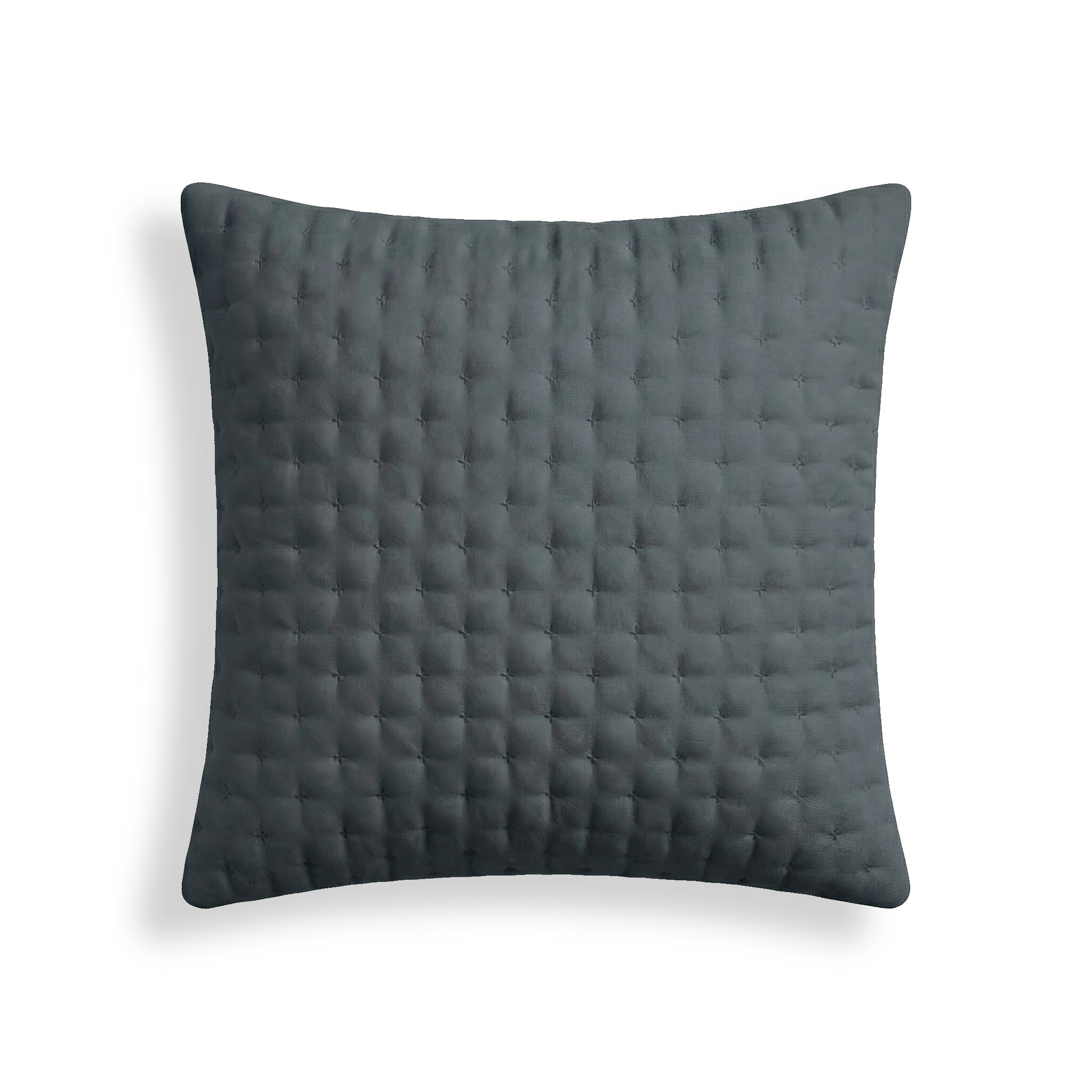 Funda de almohada lisa acolchada Marengo