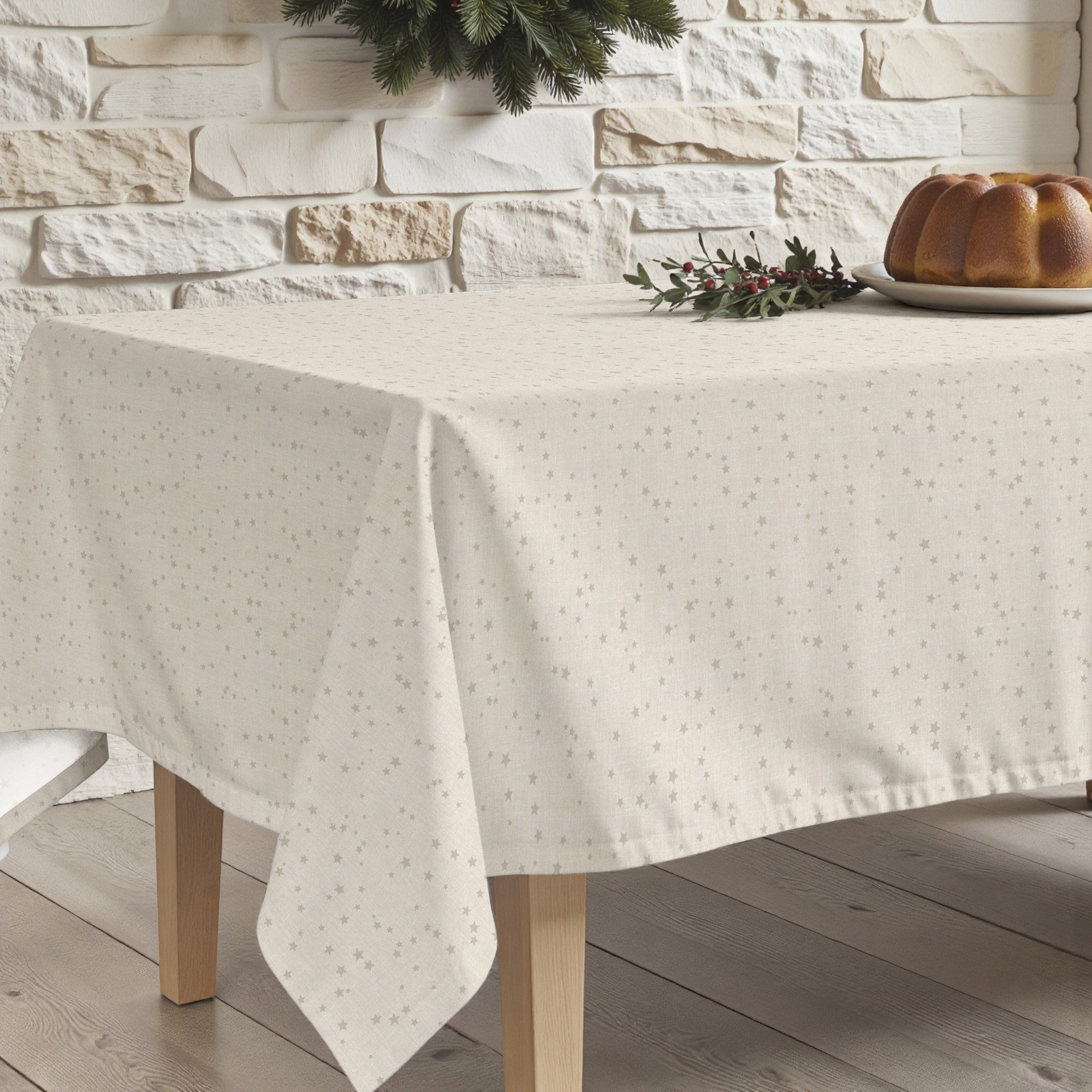 Merry Christmas stain-resistant tablecloth 23-100