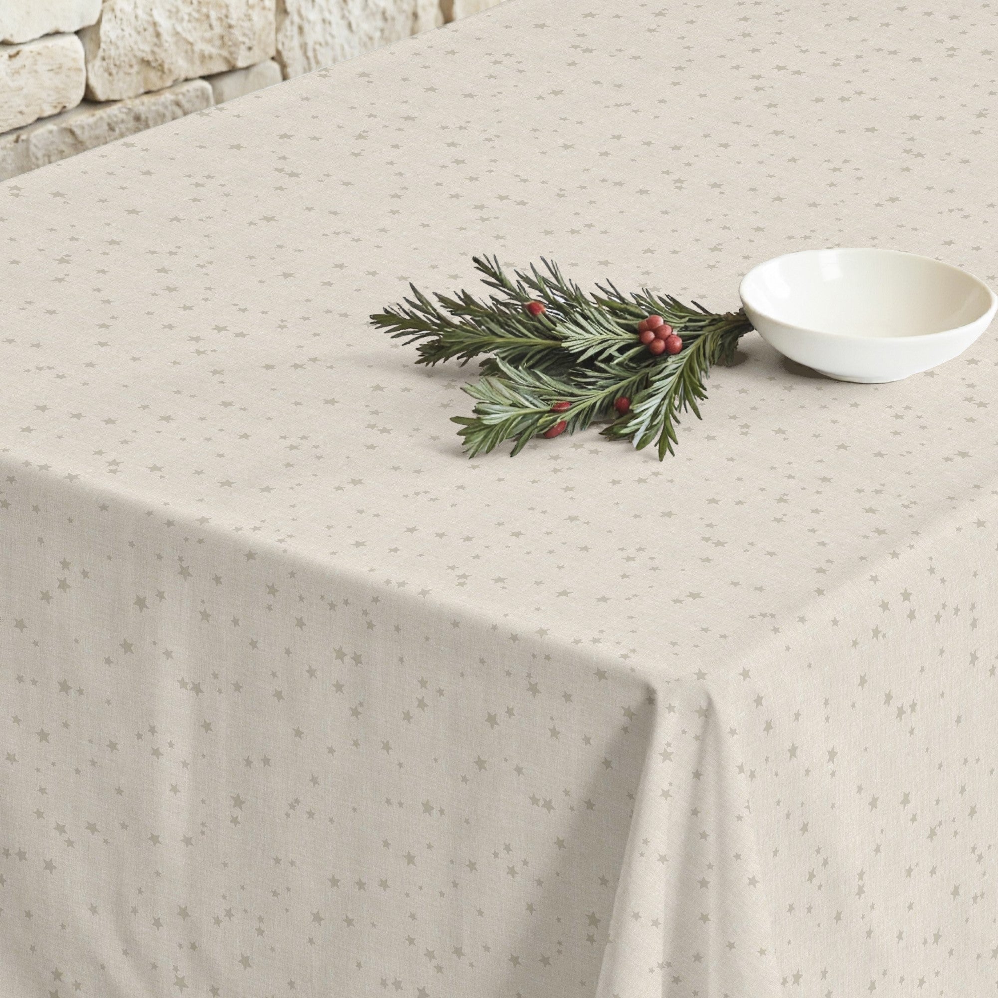 Merry Christmas stain-resistant tablecloth 23-100