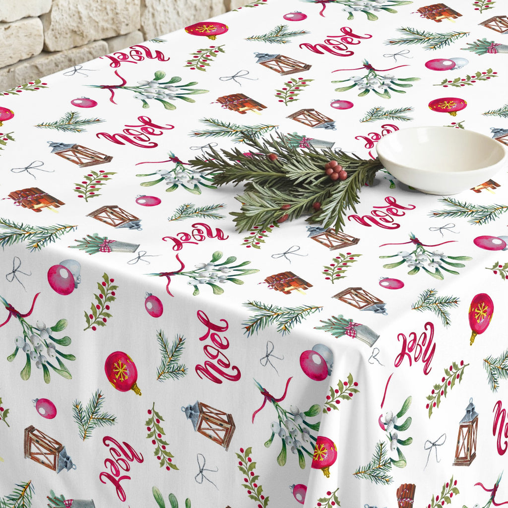 Merry Christmas 11 stain-resistant tablecloth