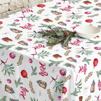 Merry Christmas 11 stain-resistant tablecloth