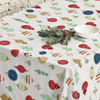 Merry Christmas 13 stain-resistant tablecloth
