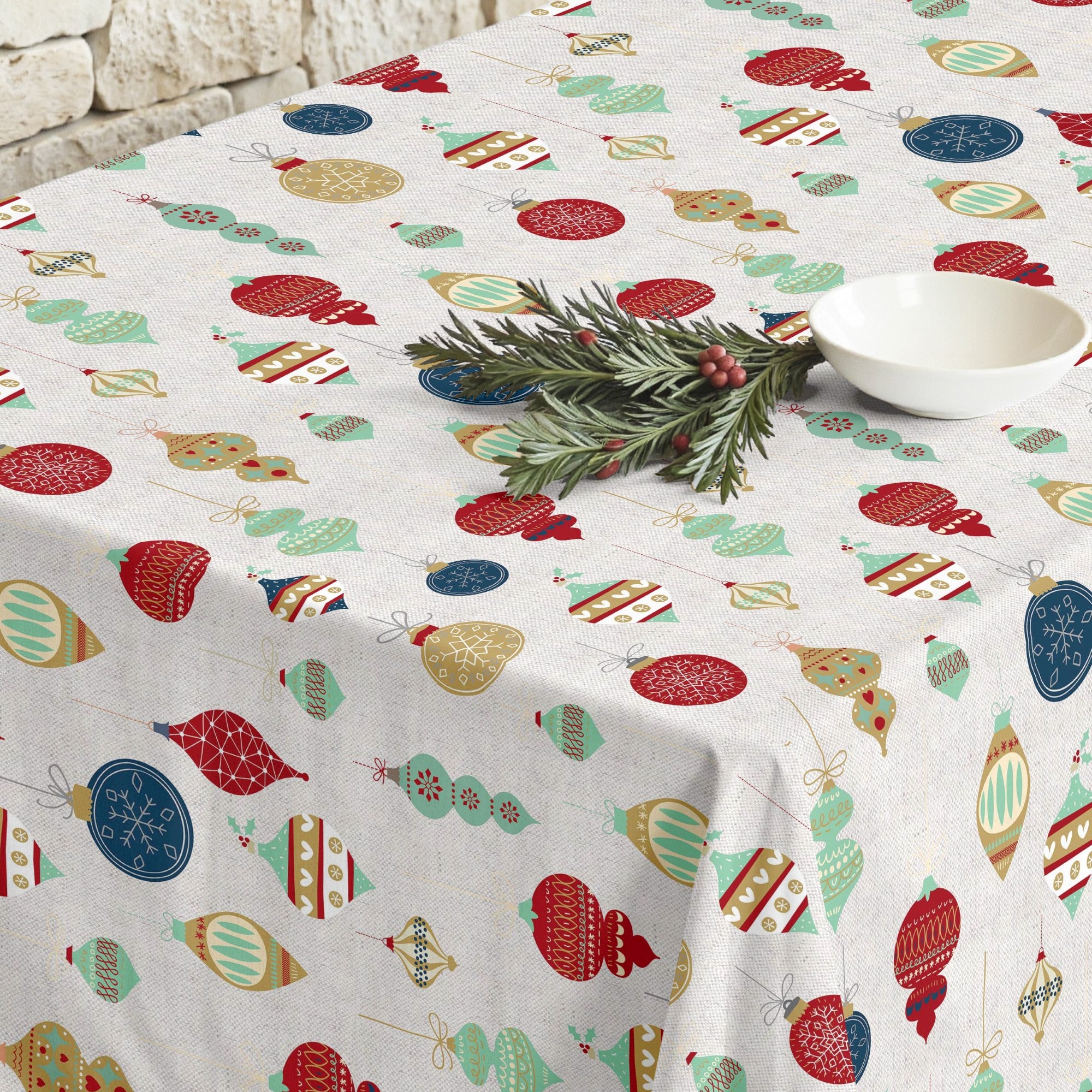 Merry Christmas 13 stain-resistant tablecloth