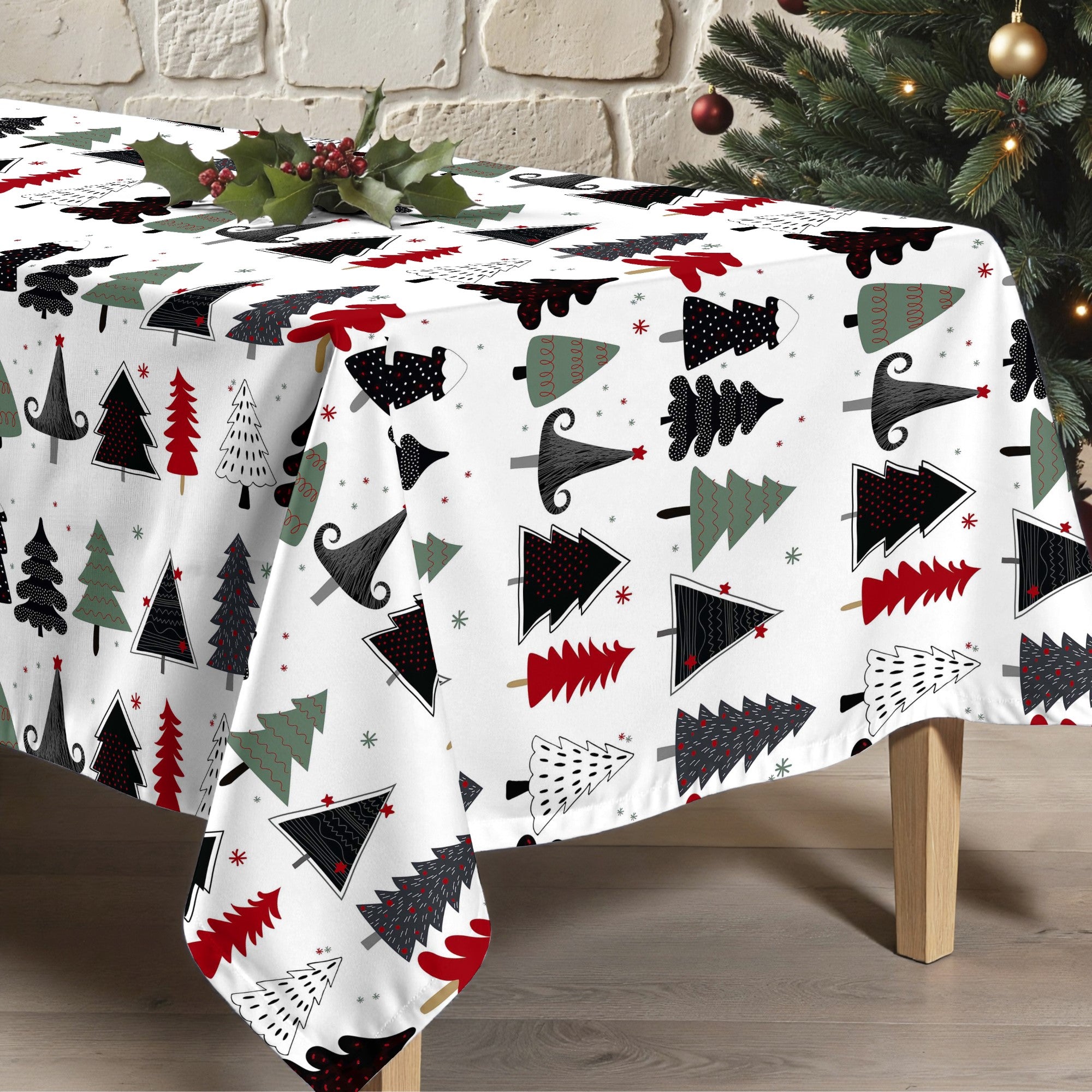 Merry Christmas 14 stain-resistant tablecloth