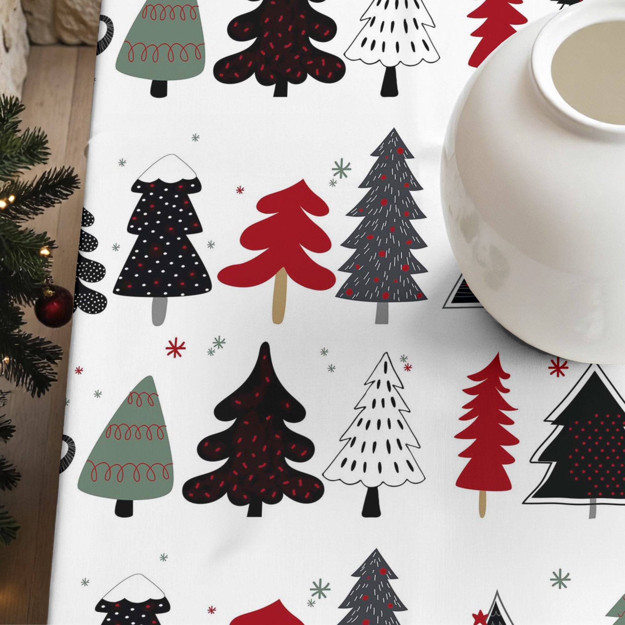 Merry Christmas 14 stain-resistant tablecloth