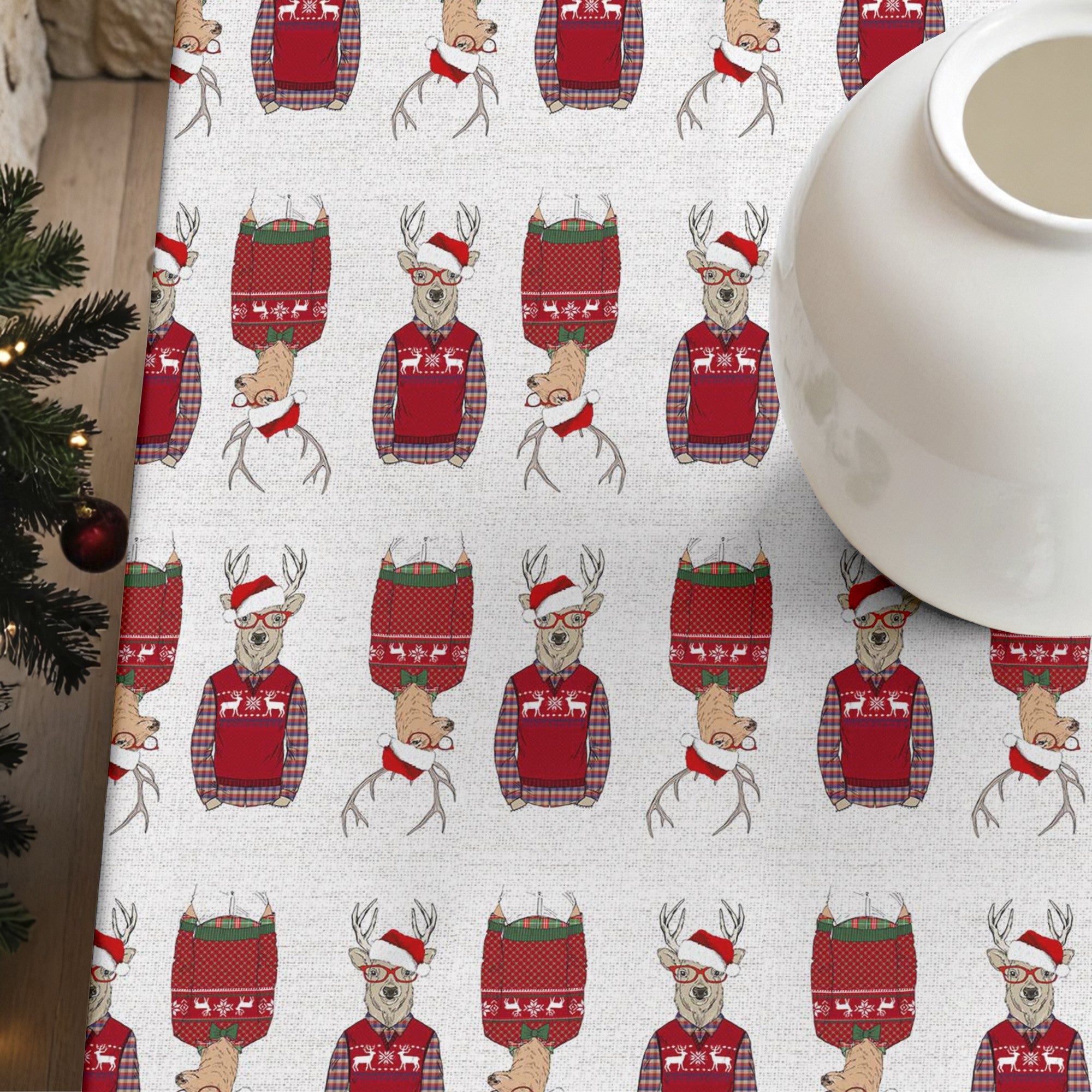 Merry Christmas 15 stain-resistant tablecloth