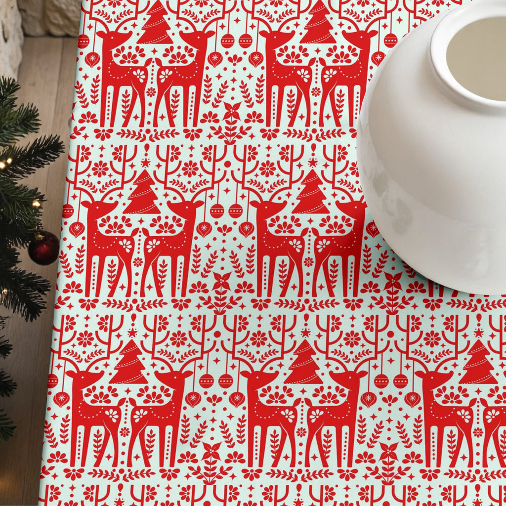 Merry Christmas 21 stain-resistant tablecloth