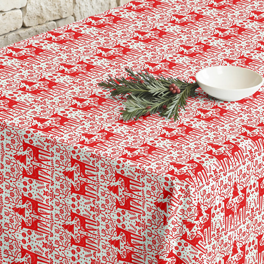 Merry Christmas 21 stain-resistant tablecloth
