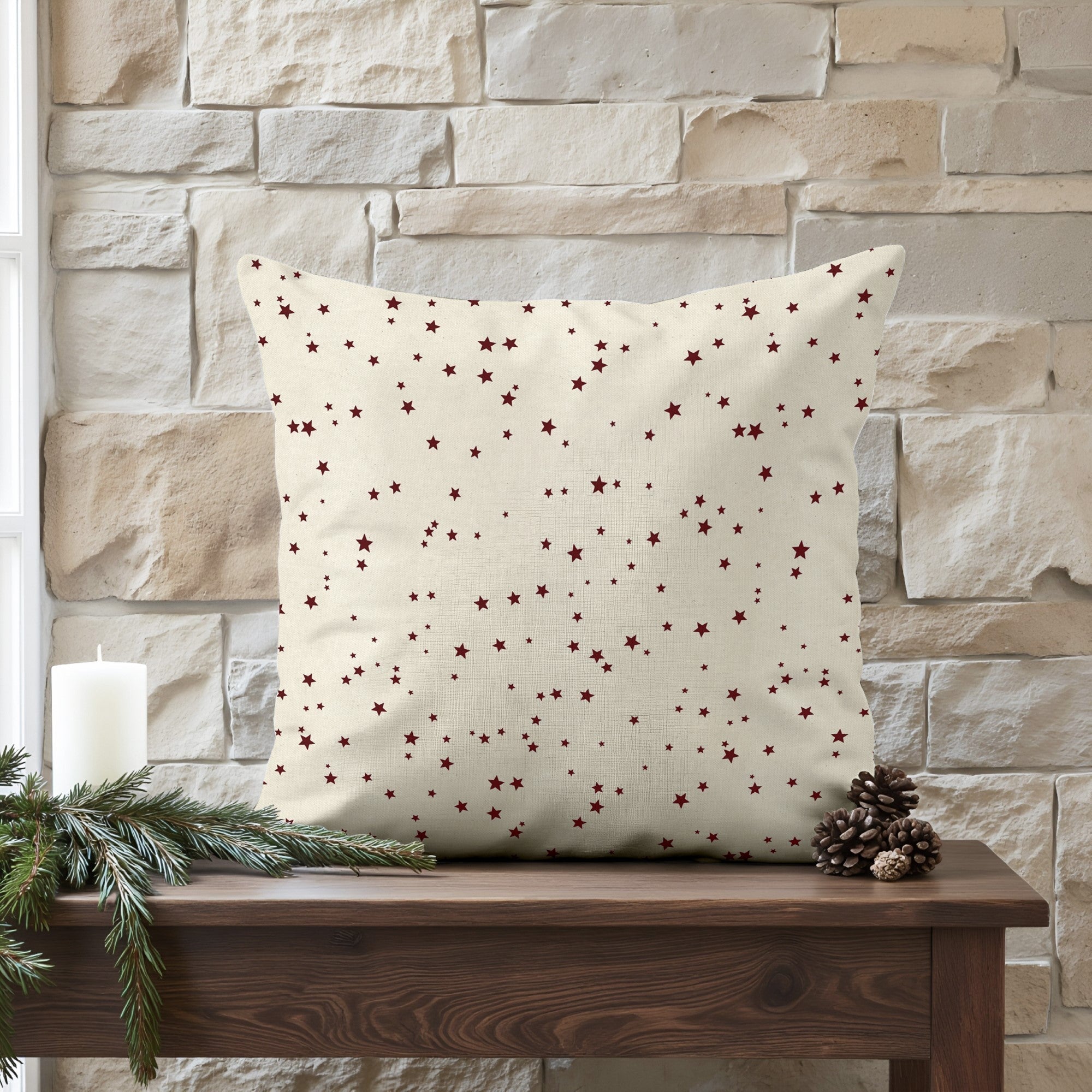 Funda de cojín 100% algodón Merry Christmas 23-101 50x50 cm