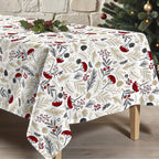 Merry Christmas stain-resistant tablecloth 34