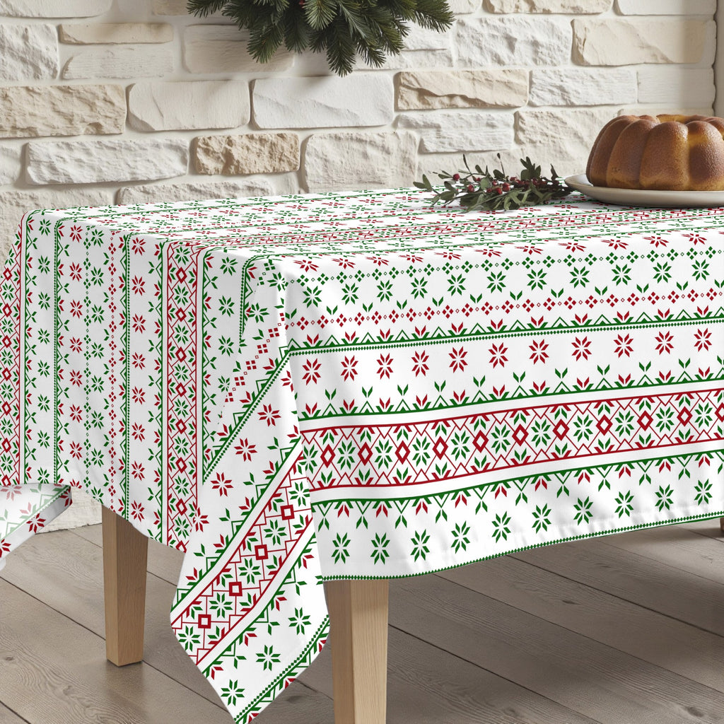 Merry Christmas stain-resistant tablecloth 3