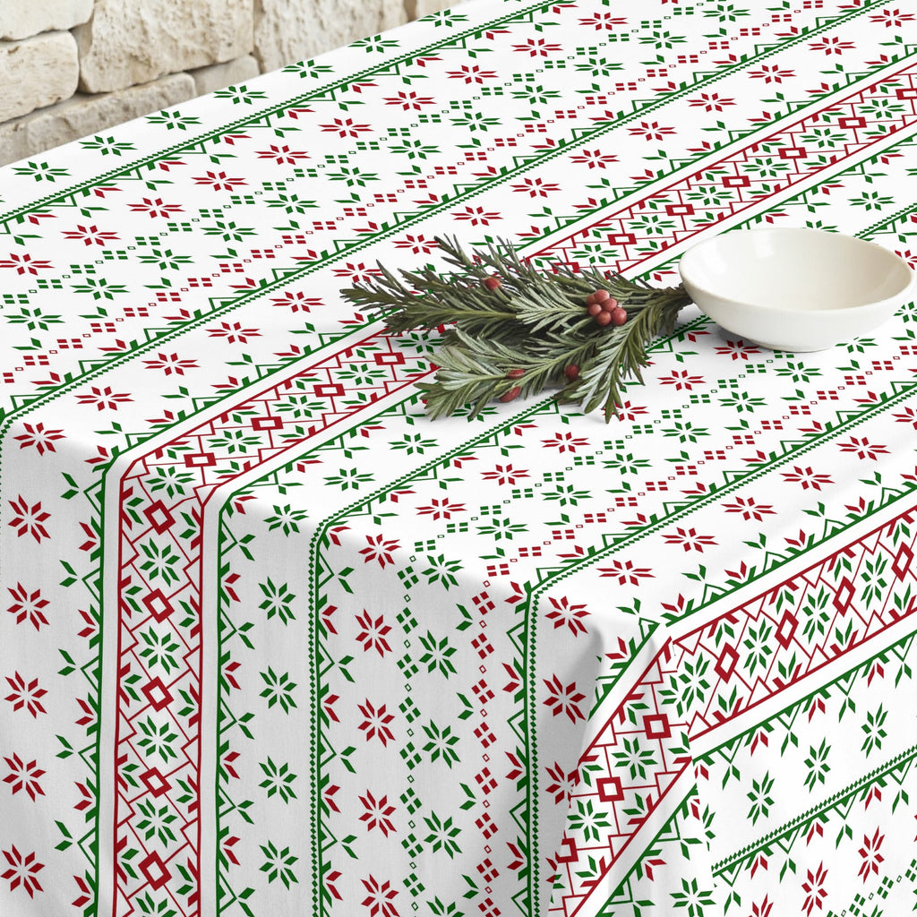 Merry Christmas stain-resistant tablecloth 3