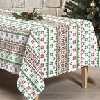 Merry Christmas stain-resistant tablecloth 3