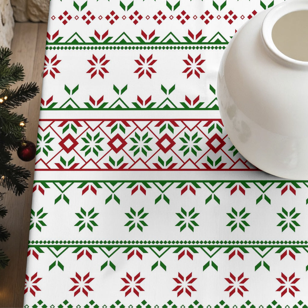 Merry Christmas stain-resistant tablecloth 3