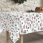 Merry Christmas stain-resistant tablecloth 44