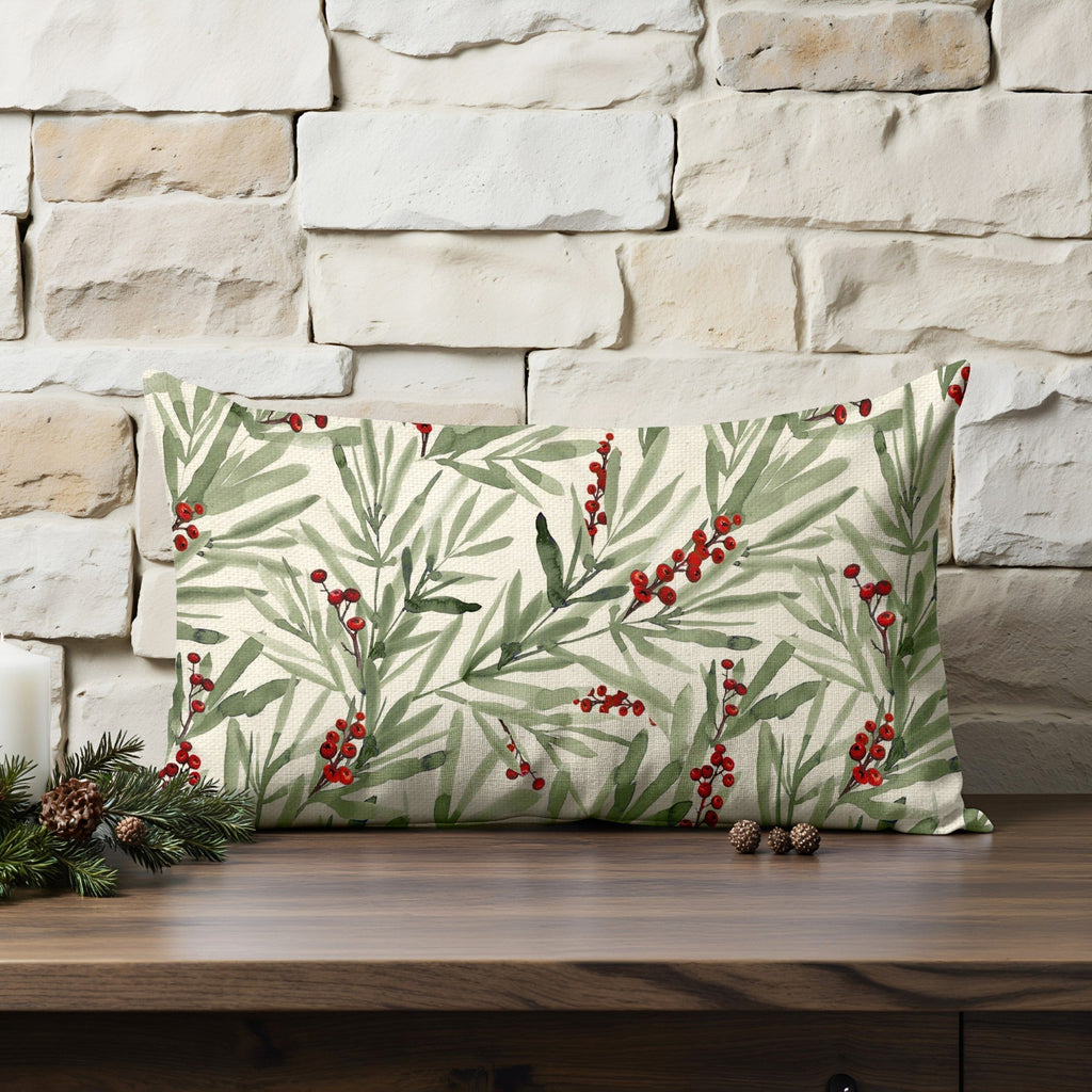 Funda de cojín 100% algodón Merry Christmas 46-102 30x50 cm