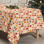 Merry Christmas stain-resistant tablecloth 52