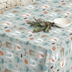 Merry Christmas stain-resistant tablecloth 56