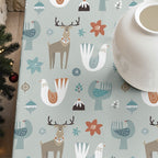 Merry Christmas stain-resistant tablecloth 56