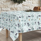 Merry Christmas stain-resistant tablecloth 57