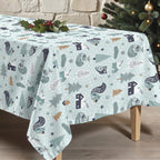 Merry Christmas stain-resistant tablecloth 57