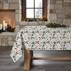 Merry Christmas stain-resistant tablecloth 59